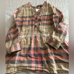 Burberry Girls Top Long Sleeve Pink Size 4Y